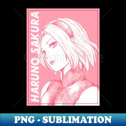 Haruno Sakura Potret - Modern Sublimation PNG File - Elevate Your Design Game