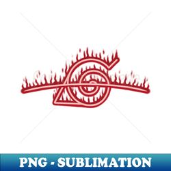Burning konoha - Decorative Sublimation PNG File - Create with Confidence