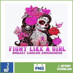 fight like a girl breast cnacer awareness png, designs breast cancer groovy style png, cancer png, cancer awareness