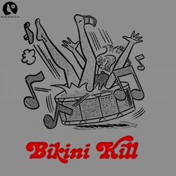 Bikini Kill Punk Girl Design PNG, Digital Download