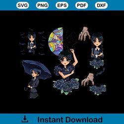 Wednesday Addams Png Bundle , Wednesday Png, Nevermore Academy Png, Addam Family, Jenna Ortega Png, Wednesday Dance Png