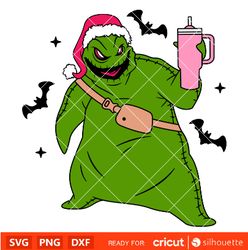 Oogie Boogie Stanley Tumbler Belt Bag Inspired Svg Christmas Svg Merry Christmas Svg Sandy Claws Svg Cricut Silhouette