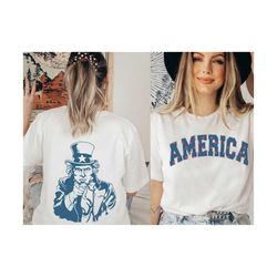 4th of July Png, America Png, Retro Png, USA Png, American Patriotic Png, Varsity Png, Fourth of July T Shirt Design, Su