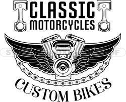 Motorcycle svg logo, Motorbike SVG PNG, Harley Logo, Skull SVG Files, Motorcycle Tshirt Design, Digital Download 267