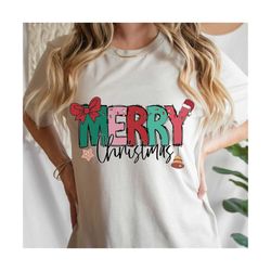 Merry Christmas Doodle png Print File For Sublimation Or Print, Christmas png, Merry Christmas png, Sublimation Design,