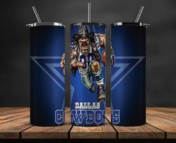 Dallas Cowboys Tumbler Wrap ,Football Wraps ,Mascot Nfl Tumbler  13