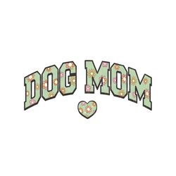 2x Floral print dog mom png - Dog mom png - Fur mom png - Dog png - Floral print - Sublimation Design - Retro dog png, I
