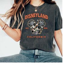 Vintage Disneyland Est 1955 California Halloween Shirt, Disneyland Halloween Shirt, Mickey and Friends Halloween Shirt,