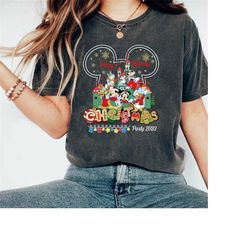 Mickey's Very Merry Christmas Party Family Matching Shirt, Disneyland Vacation Holiday Shirt, Disneyland Christmas Shirt