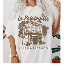 Disney Pixar Ratatouille Paris, France Vintage Restaurant T-Shirt, Remy Shirt, Disneyland Trip Family Matching Outfits,