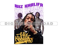 Wiz Khalifa Svg, Tshirt Design Bundle, Rapper svg, Hiphop SVG, PNG, DXF Cricut Silhouette Cut File 18
