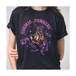 Cosmic Cowgirl Png, cowgirl png for shirt, western png sublimation designs for shirts, Png Files, Western Country Png, S