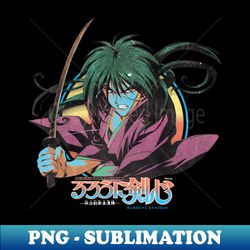 Rurouni Kenshin - Vintage Sublimation PNG Download - Elevate Your Design Game