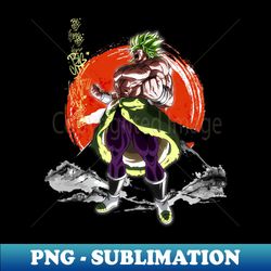 broly power drip sunset - Decorative Sublimation PNG File - Create with Confidence