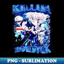 killua T-Shirt - Decorative Sublimation PNG File - Unleash Your Inner Rebellion