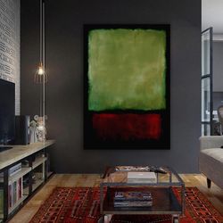 Mark Rothko, Mix Of Colors Canvas, Wall Art Canvas Design, Ready To Hang Decoration