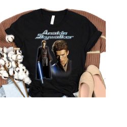 Star Wars Anakin Skywalker Portrait Graphic T-Shirt, Star Wars Shirt, Magic Kingdom, Walt Disney World, Disneyland Famil