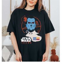 Star Wars Admiral Thrawn Head Shot Graphic T-Shirt, Star Wars Disney Shirt, Magic Kingdom, Walt Disney World, Disneyland