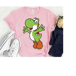 Nintendo Super Mario Yoshi Classic Jump Portrait T-Shirt, Classic Yoshi Vintage Shirt, Magic Kingdom, Disneyland WDW Tri