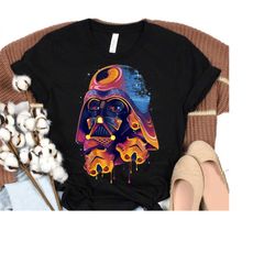 Star Wars Darth Vader Trooper Helmets Psychedelic Drip T-Shirt, Star Wars Shirt, Magic Kingdom, Walt Disney World, Disne