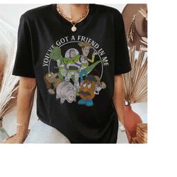Disney Pixar Toy Story You've Got A Friend In Me Group Shot T-Shirt, Toy Story Shirt, Disneyland Family Party Gift 2023,