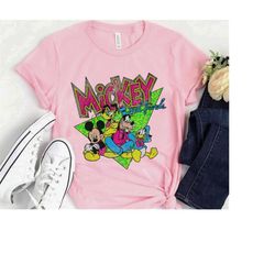 Disney Mickey and Friends Group Poster Shirt, Mickey Minnie Donald Daisy Goofy Pluto, Magic Kindom Shirt, Disneyland WDW