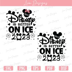 Bundle Mouse Is Better On Ice 2023 Svg, Family Vacation Svg, Family Trip Svg, Magical Kingdom Svg, Fabulous Trip Svg