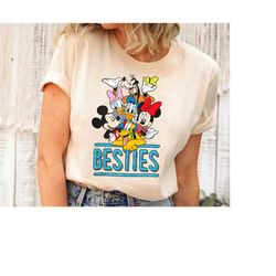 Disney Besties Squad Shirt, Mickey And Friends Shirt, Mickey Minnie Donald Daisy Goofy Shirt, Magic Kingdom, Disneyland