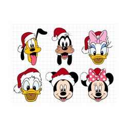 Christmas Squad Svg Png, Christmas Svg Png, Christmas Character Face, Christmas Friends Svg, Holiday Svg Png Files For C