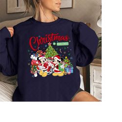 Christmas on Main Street Christmas Sweater,Mickey & Fiends Christmas Hoodie,Disneyland xmas tee,Mickey's Very Merry Chri