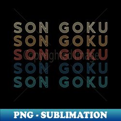 Classic Name Proud Goku Personalized Retro Beautiful - Instant Sublimation Digital Download - Show Your Support for the Star Player