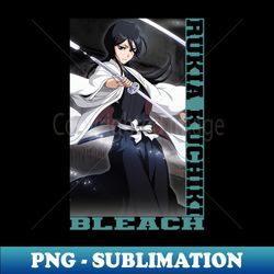 Rukia Kuchiki Bleach - Decorative Sublimation PNG File - Instantly Transform Your Sublimation Projects