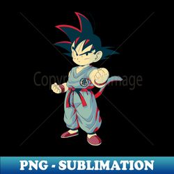 Goku Kids Dragon Ball Hope Style - PNG Transparent Digital Download File for Sublimation - Bold & Eye-catching
