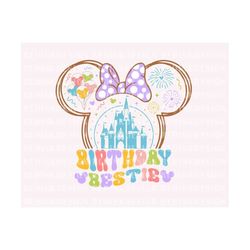 Birthday Bestie Svg, Friendship Svg, Birthday Shirt Svg, Magical Castle Svg, Birthday Trip Svg, Birthday Party Svg, Digi