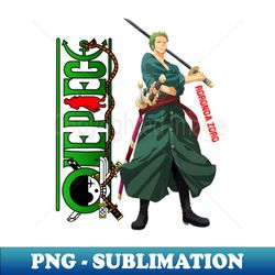 Roronoa Zoro - One Piece - Instant PNG Sublimation Download - Defying the Norms
