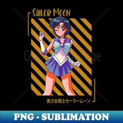 Sailor Mercury - Premium PNG Sublimation File - Elevate Your Design Game