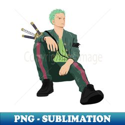 Roronoa Zoro - Artistic Sublimation Digital File - Perfect for Music Lovers