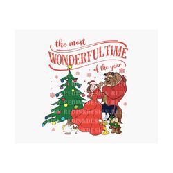 The Most Wonderful Of The Year PNG, Merry Christmas Png, Xmas Holiday Png, Trendy Christmas Png For Shirt, Digital Downl