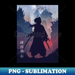 Rurouni Kenshin - Minimalist - Instant Sublimation Digital Download - Fashionable and Fearless