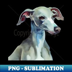 Watercolor Italian Greyhound - Dog Lovers - Chic Sublimation Digital Download - Bold & Eye-catching