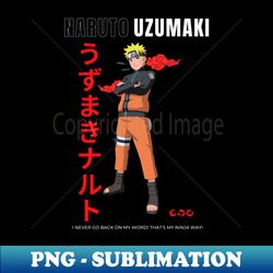 Naruto Uzumaki - Unique Sublimation PNG Download - Boost Your Success with this Inspirational PNG Download