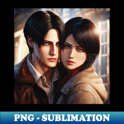 Levi X Mikasa 2 - PNG Sublimation Digital Download - Get Trendy with Matt and Abby