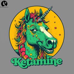 Psychedelic Ketamine Unicorn PNG, Digital Download