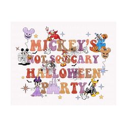 Halloween Party PNG, Retro Halloween Png, Halloween Mouse And Friend Png, Spooky Png, Halloween Masquerade, Halloween Tr
