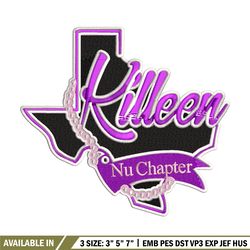 Killen nu chapter logo embroidery design, logo embroidery, logo design, logo shirt, Embroidery file, Instant download