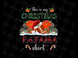 This Is My Christmas Pajama Cleveland Png, Football xmas Png, Christmas Football png,  American Football png, Football C