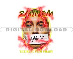 Eminem Svg, Slim Shady Png, Tshirt Design Bundle, Rapper svg, Hiphop SVG, PNG, DXF Cricut Silhouette Cut File 10
