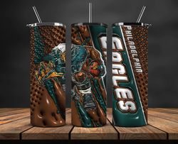 Eagles Tumbler Wrap , 3D Nfl Tumbler Wrap, Nfl Mascot Tumbler  11