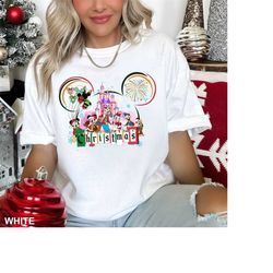 Mickey and Friends Christmas Shirt, All Disney Characters Christmas Shirt, Disney Christmas Shirts, Merry Christmas Tee,