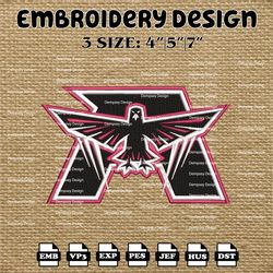 Atlanta Falcons Embroidery Pattern, NFL Atlanta Falcons Embroidery Designs, NFL Logo Embroidery Files